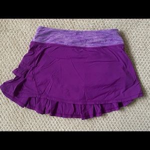 IVIVVA girls tennis skirt skort. No longer made! Size 12 vibrant purple.